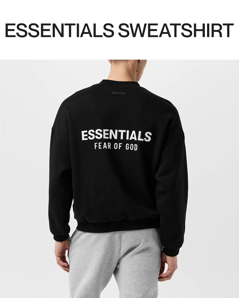 ★21SS 最新作★FOG ESSENTIALS Jersey Sweatshirt ☆21SS 最新作☆FOG ESSENTIALS Jersey Sweatshirt スウェット