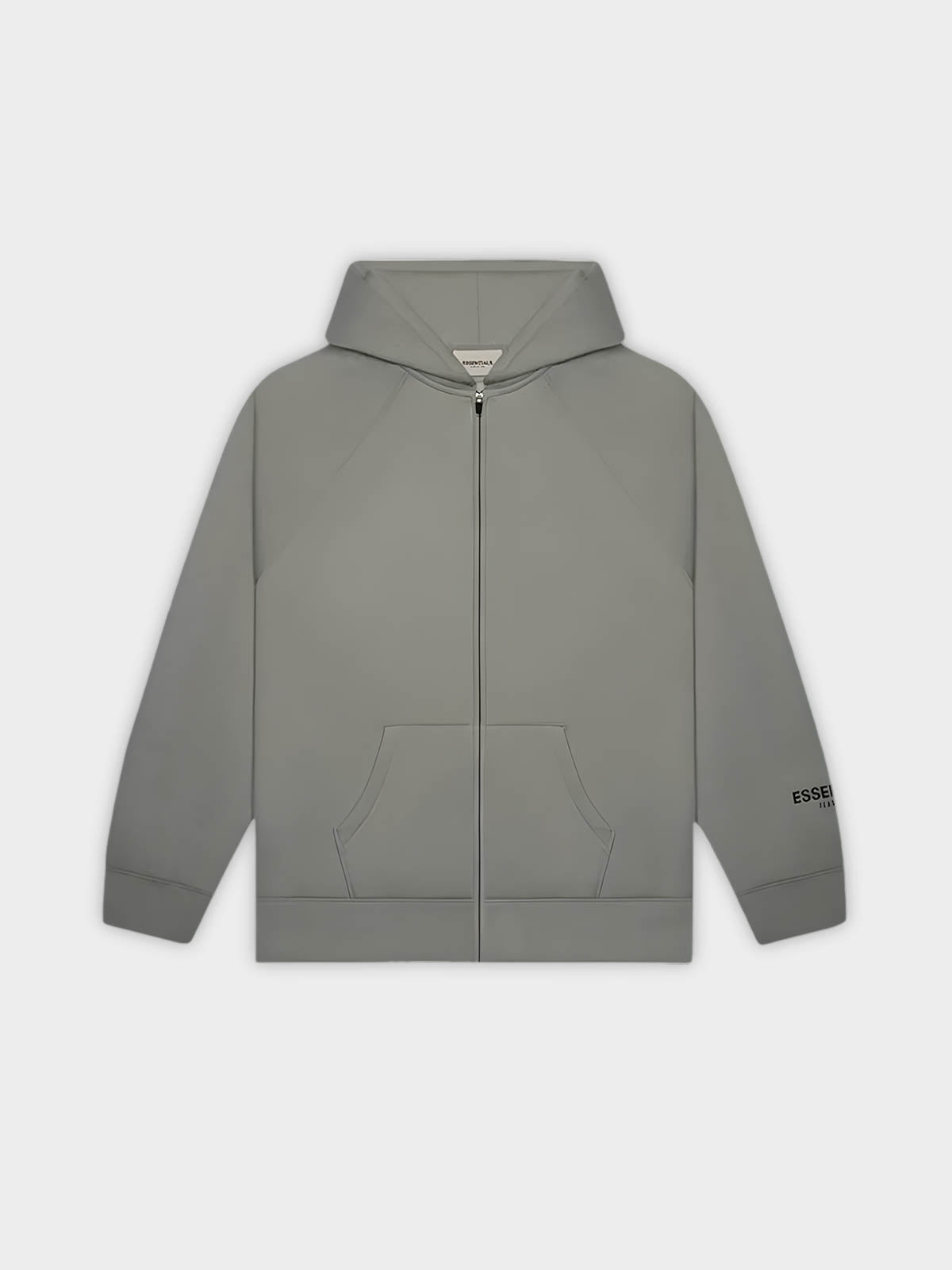 Fear of God Essentials Hoodie SS20 Full Zip Charcoal (SS20) - GENESIS17