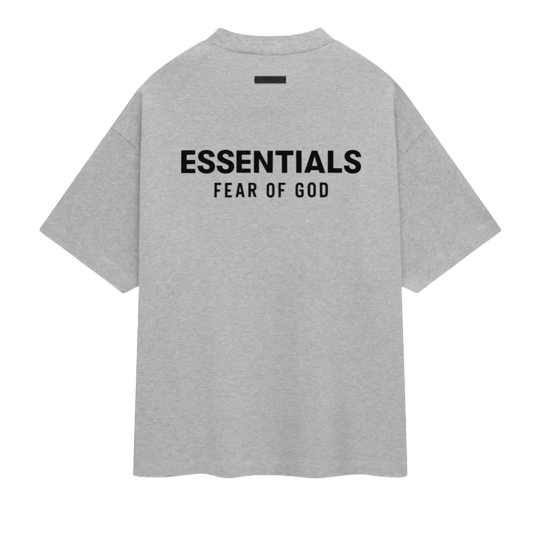 Fear Of God Essentials T shirt Holiday Light Heather Grey FW24 fear-of-god-essentials-t-shirt-holiday-light-heather-grey-fw24