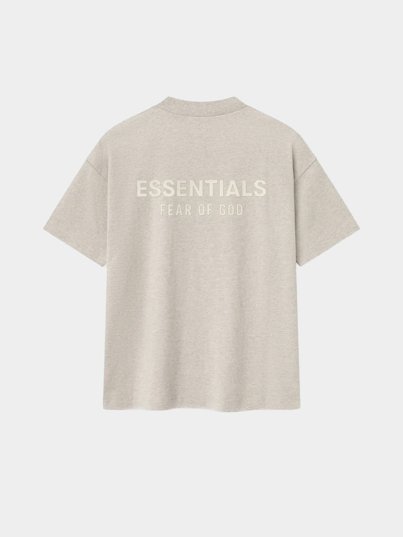   Fear of God Essentials T-shirt Classic Tee Heather Stone (SS25) - GENESIS17 