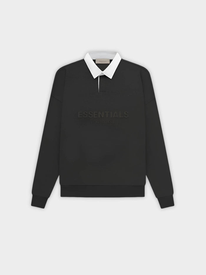 Fear of God Essentials Long Sleeve Waffle Off Black (SS23) – GENESIS17