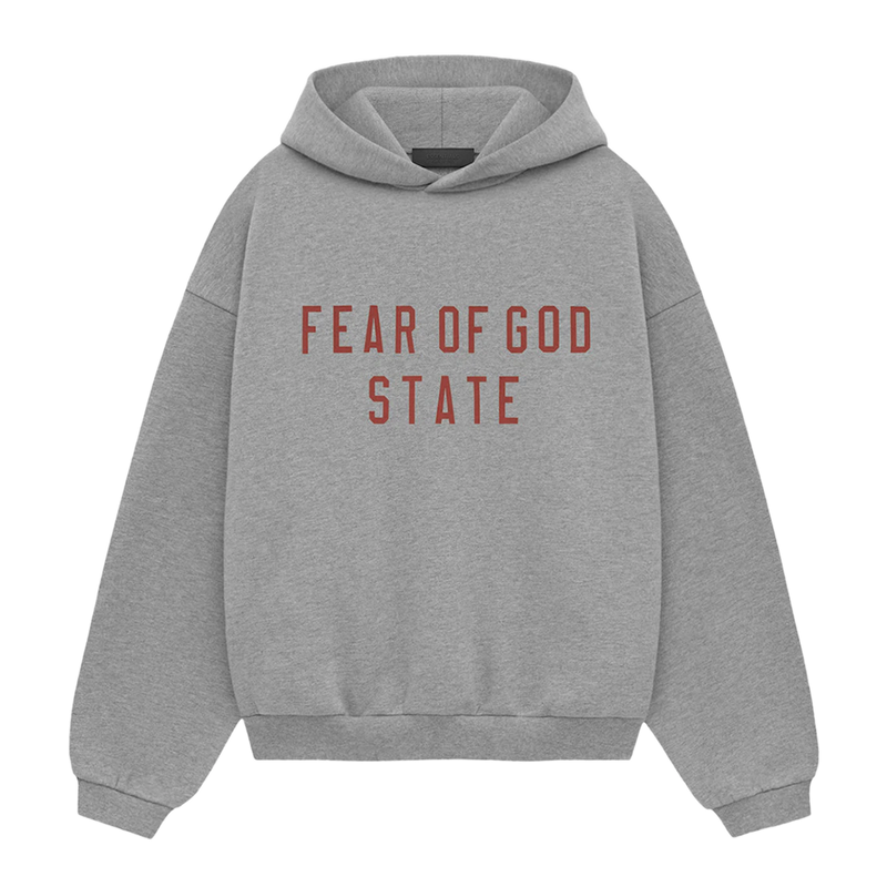 Fear of God Essentials Back to School Hoodie Dark Heather Grey (FW24)