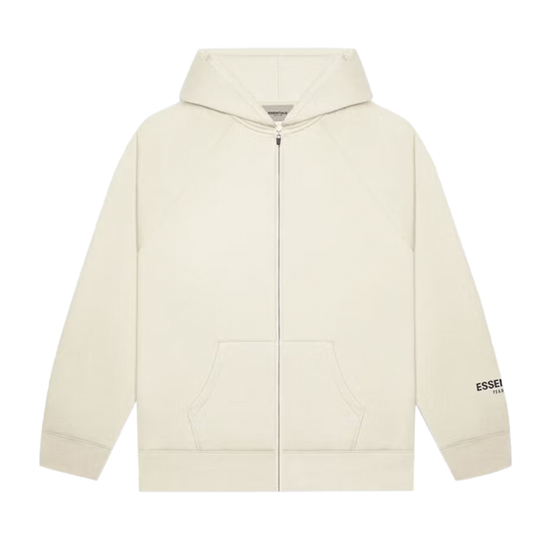 Fear of God Essentials Hoodie SS20 Full Zip Cream (SS20)