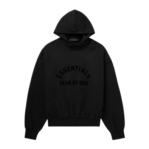   Fear Of God Essentials Hoodie Jet Black (FW23) - GENESIS17 