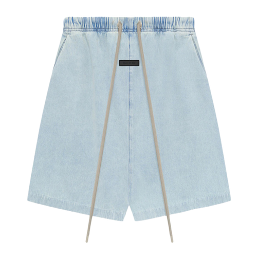   Fear Of God Essentials Sweatshorts Light Wash Denim (SS24) - GENESIS17 