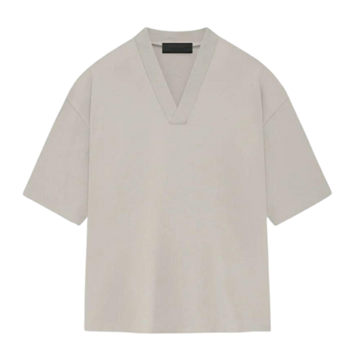   Fear of God Essentials T-Shirt V-Neck Sliver Cloud (FW23) - GENESIS17 