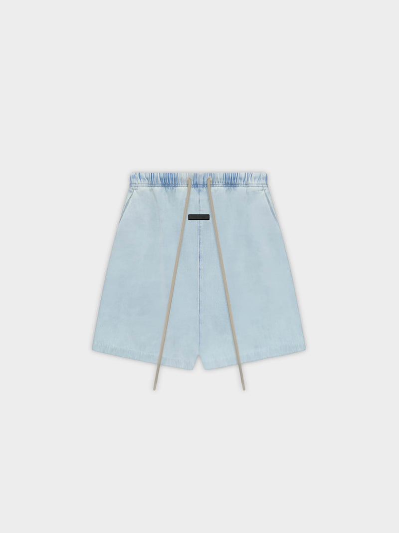   Fear Of God Essentials Sweatshorts Light Wash Denim (SS24) - GENESIS17 