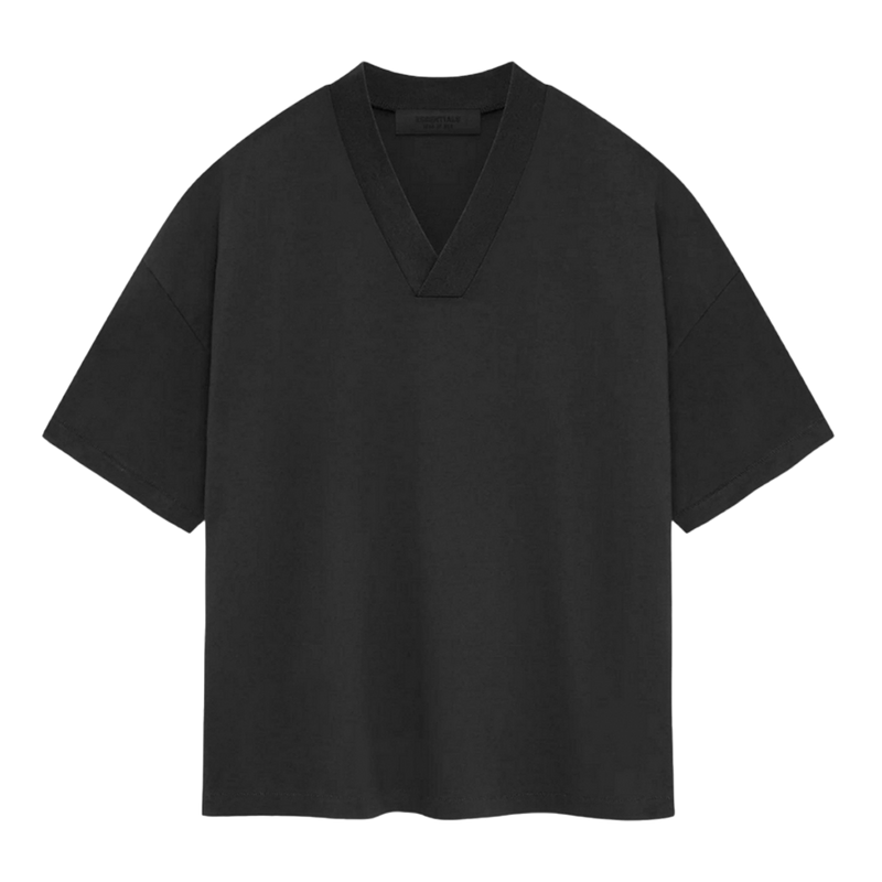 Fear Of God Essentials T-shirt V-Neck Jet Black (SP24)