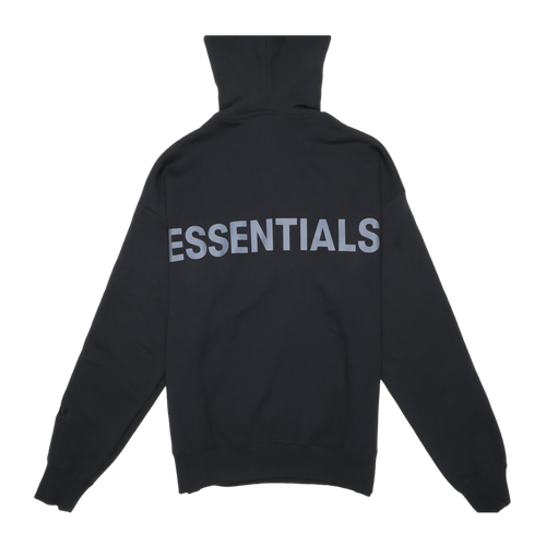   Fear Of God Essentials Hoodie Black 3M Reflective (FW19) - GENESIS17 