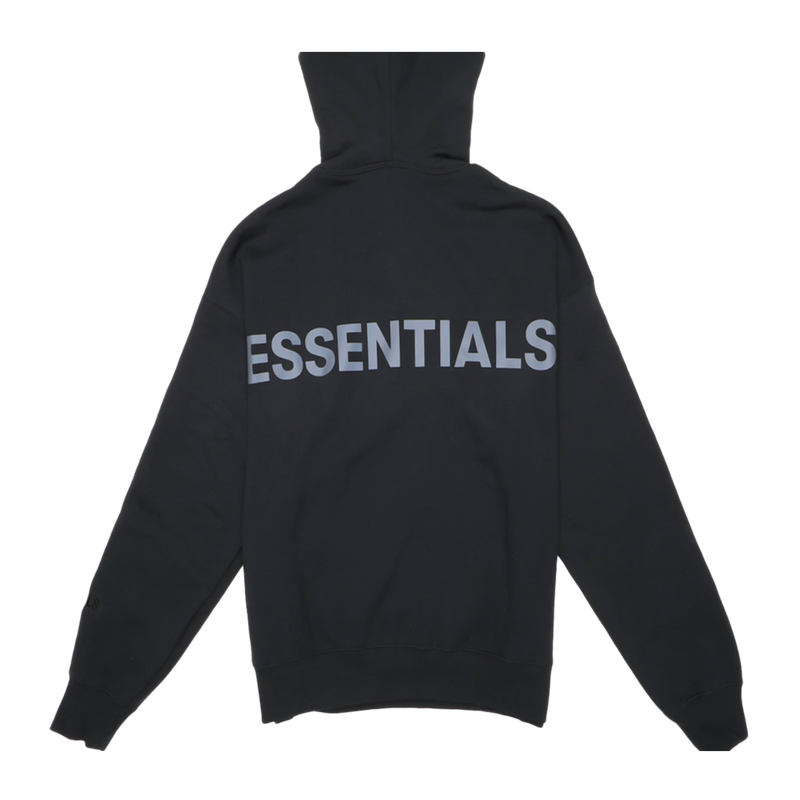   Fear Of God Essentials Hoodie Black 3M Reflective (FW19) - GENESIS17 