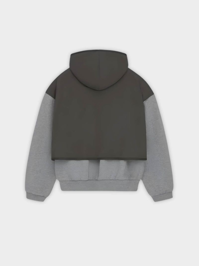   Fear Of God Essentials Hoodie Nylon Fleece Ink / Jetblack (SP24) - GENESIS17 
