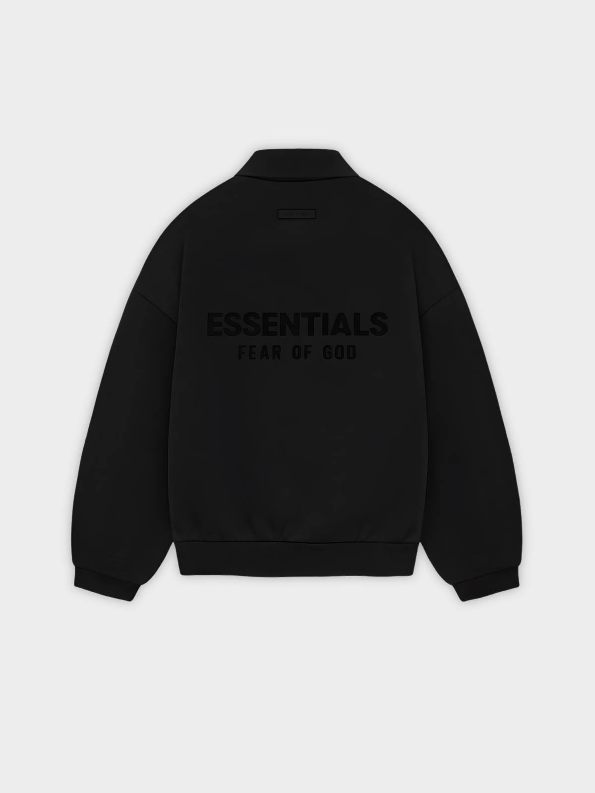 Fear Of God Essentials Long Sleeve Polo Jetblack (SP24)