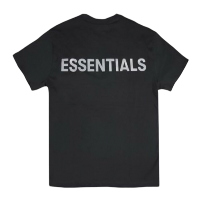   Fear Of God Essentials T-shirt 3M Black Reflective (FW19) - GENESIS17 