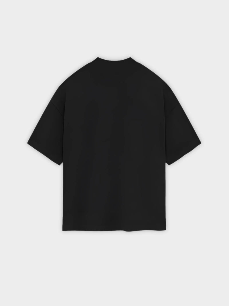   Fear Of God Essentials T-shirt Heavy Jersey Jetblack (SP24) - GENESIS17 