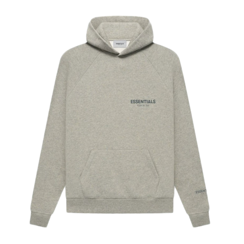   Fear Of God x Essentials Core Collection Hoodie Dark Heather Oatmeal (FW21) - GENESIS17 