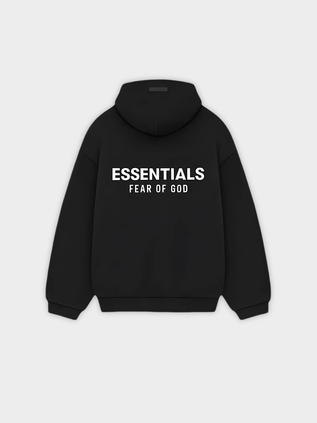   Fear of God Essentials Hoodie Holiday Black-(FW24) - GENESIS17 
