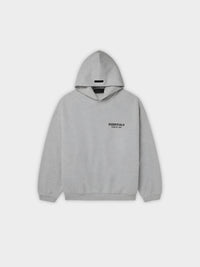 Fear of God Essentials Hoodie Holiday Light Heather Grey (FW24) - GENESIS17