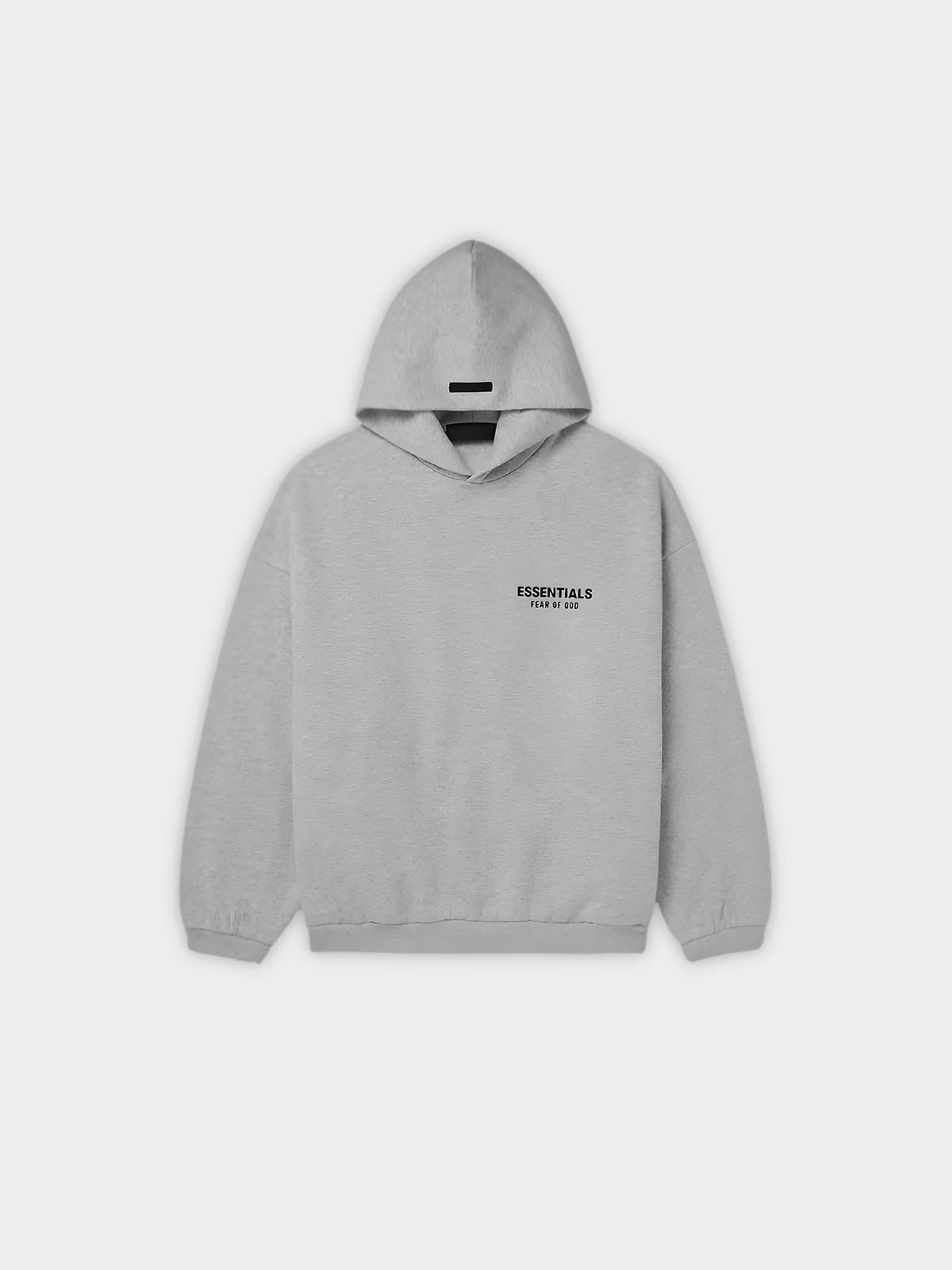 Fear of God Essentials Hoodie Holiday Light Heather Grey (FW24) - GENESIS17