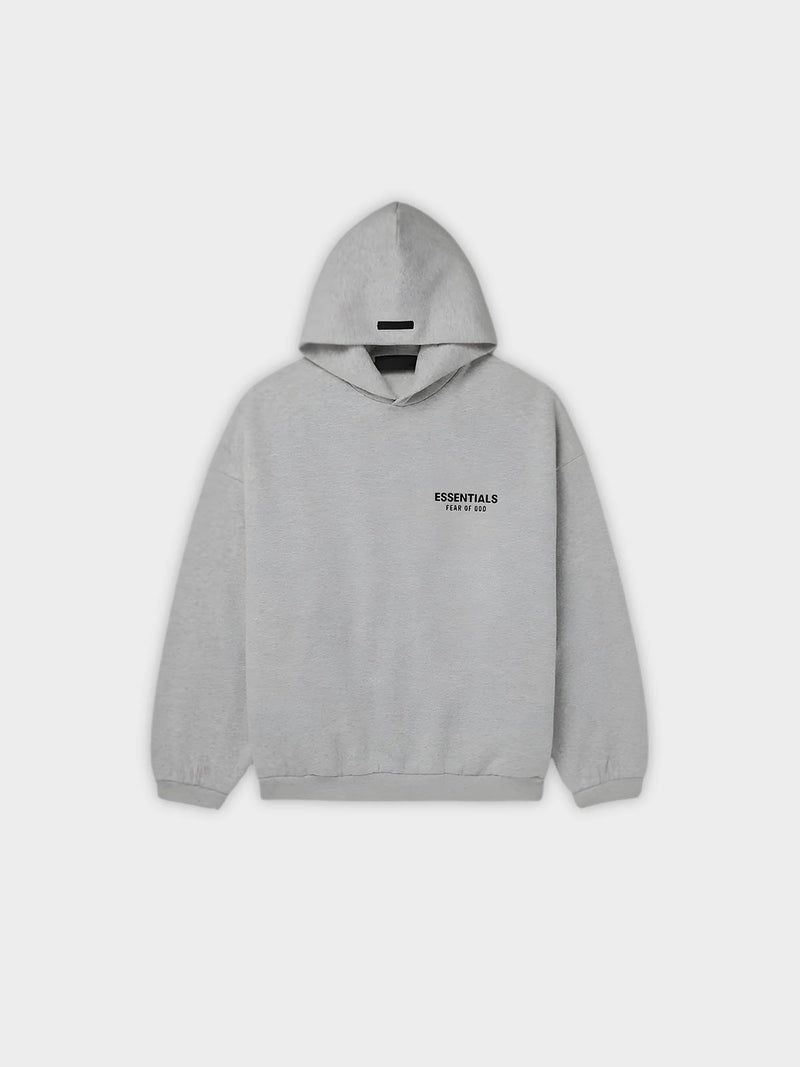   Fear of God Essentials Hoodie Holiday Light Heather Grey (FW24) - GENESIS17 