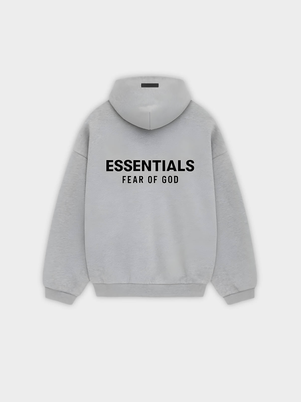 Fear of God Essentials Hoodie Holiday Light Heather Grey (FW24) - GENESIS17