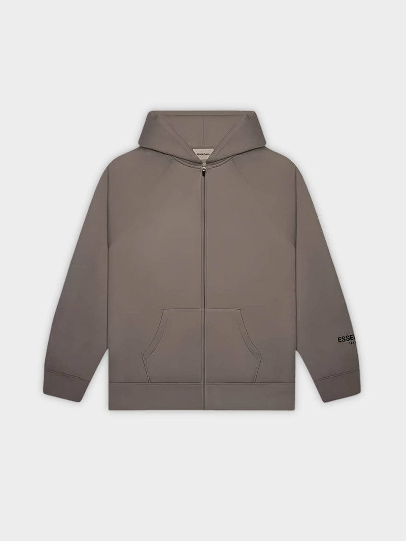   Fear of God Essentials Hoodie SS20 Full Zip Taupe (SS20) - GENESIS17 