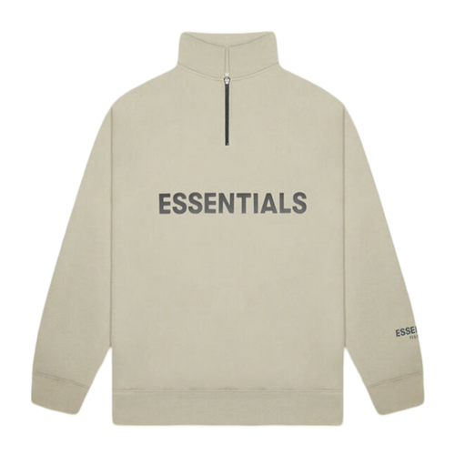   Fear of God Essentials Sweatshirt Half-zip Moss (SS20) - GENESIS17 