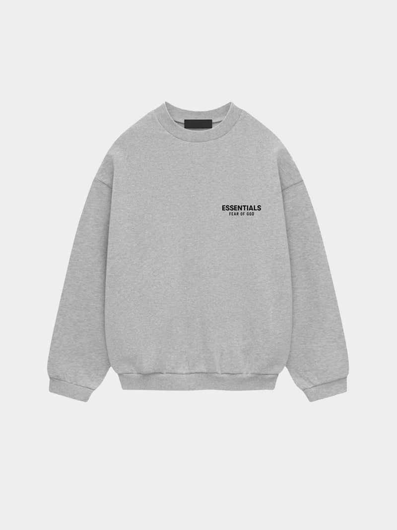 Fear of God Essentials Sweatshirt Crewneck Light Heather Grey (FW24)