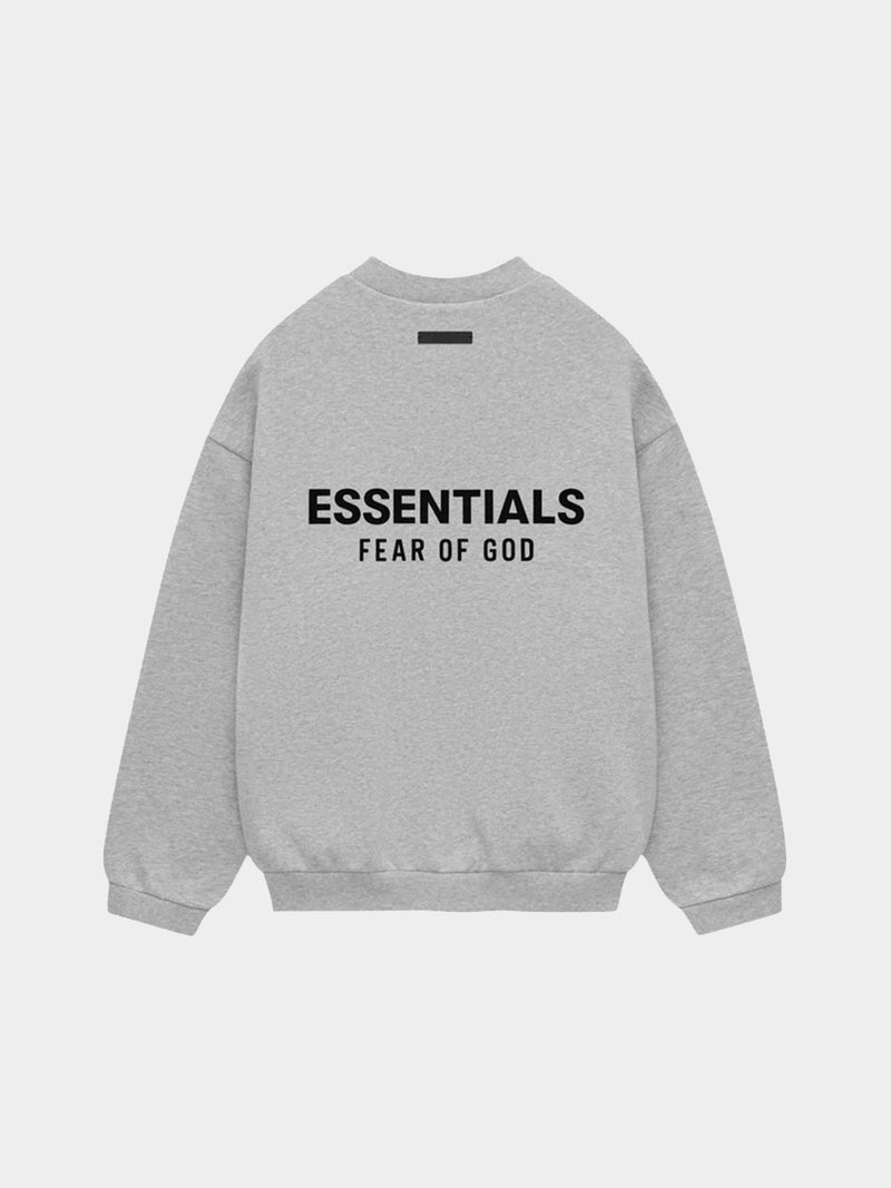 Fear of God Essentials Sweatshirt Crewneck Light Heather Grey (FW24)