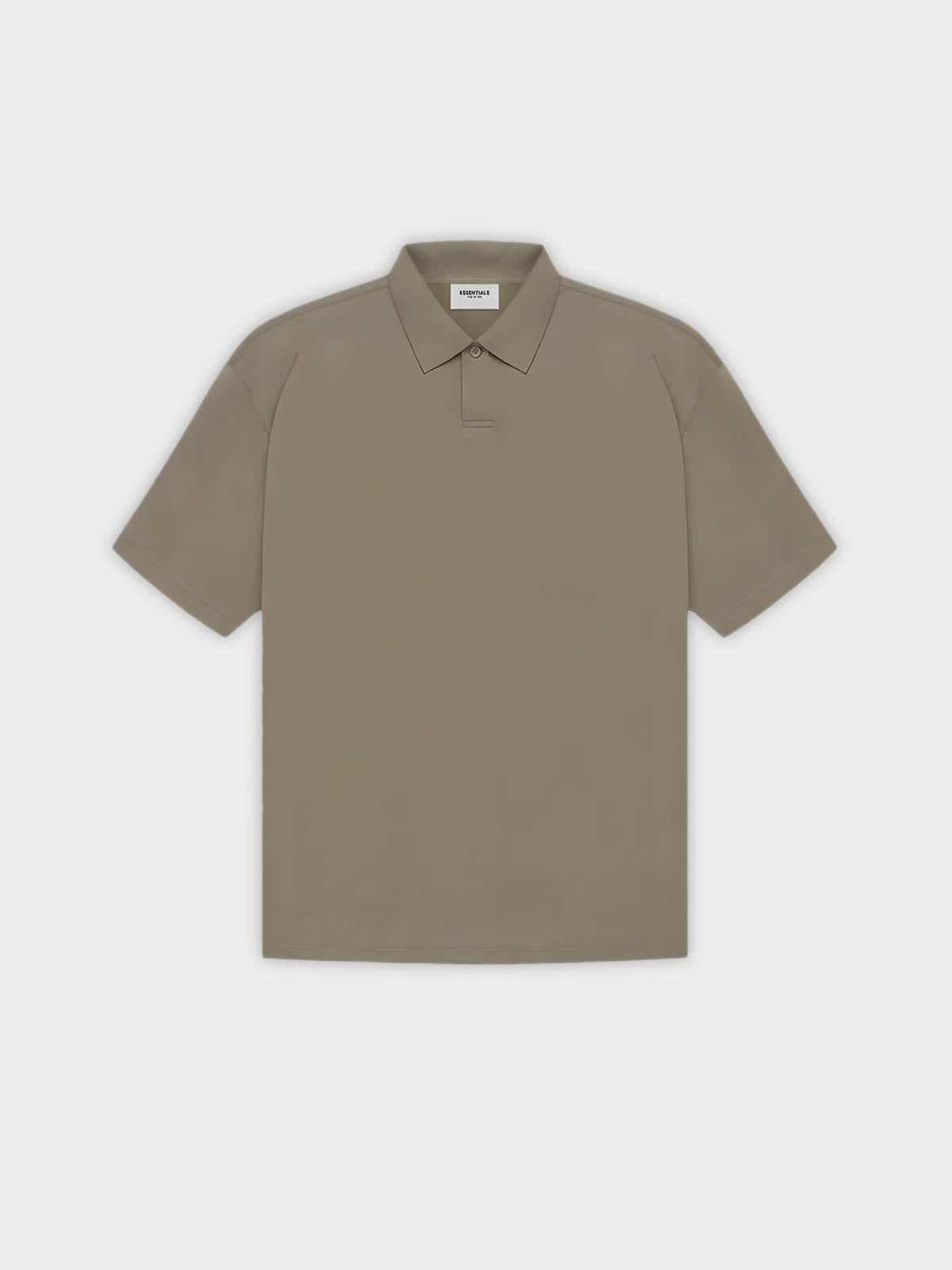   Fear of God Essentials T-Shirt Polo Taupe (SS21) - GENESIS17 