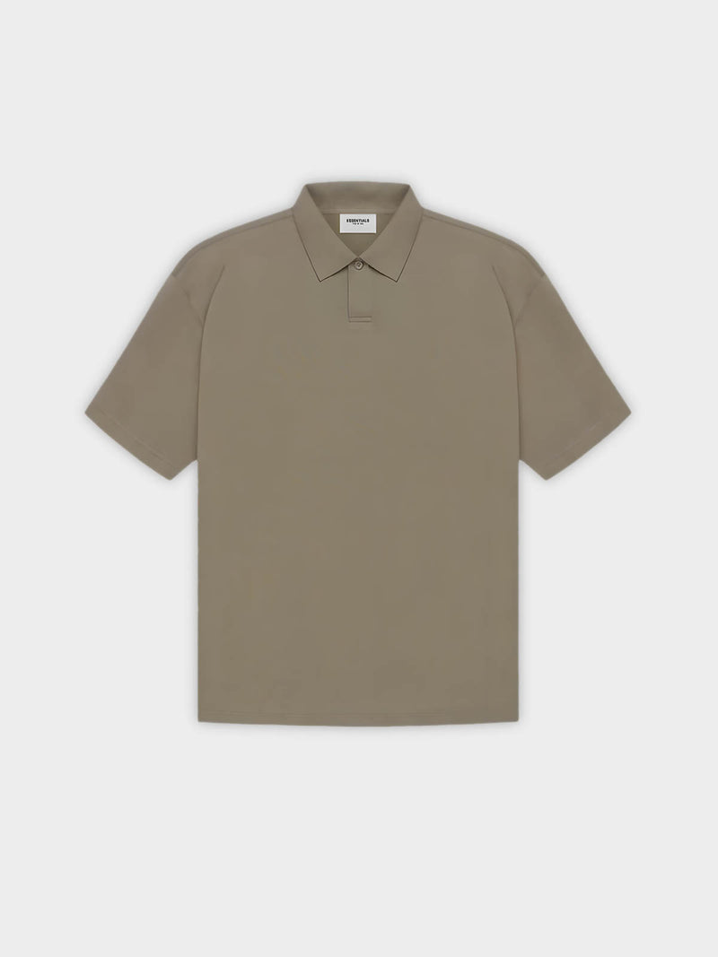   Fear of God Essentials T-Shirt Polo Taupe (SS21) - GENESIS17 