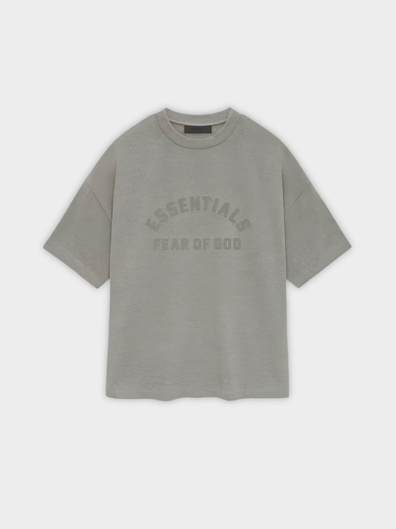   Fear of God Essentials T-shirt Heavy Jersey Heather Grey (SS24) - GENESIS17 