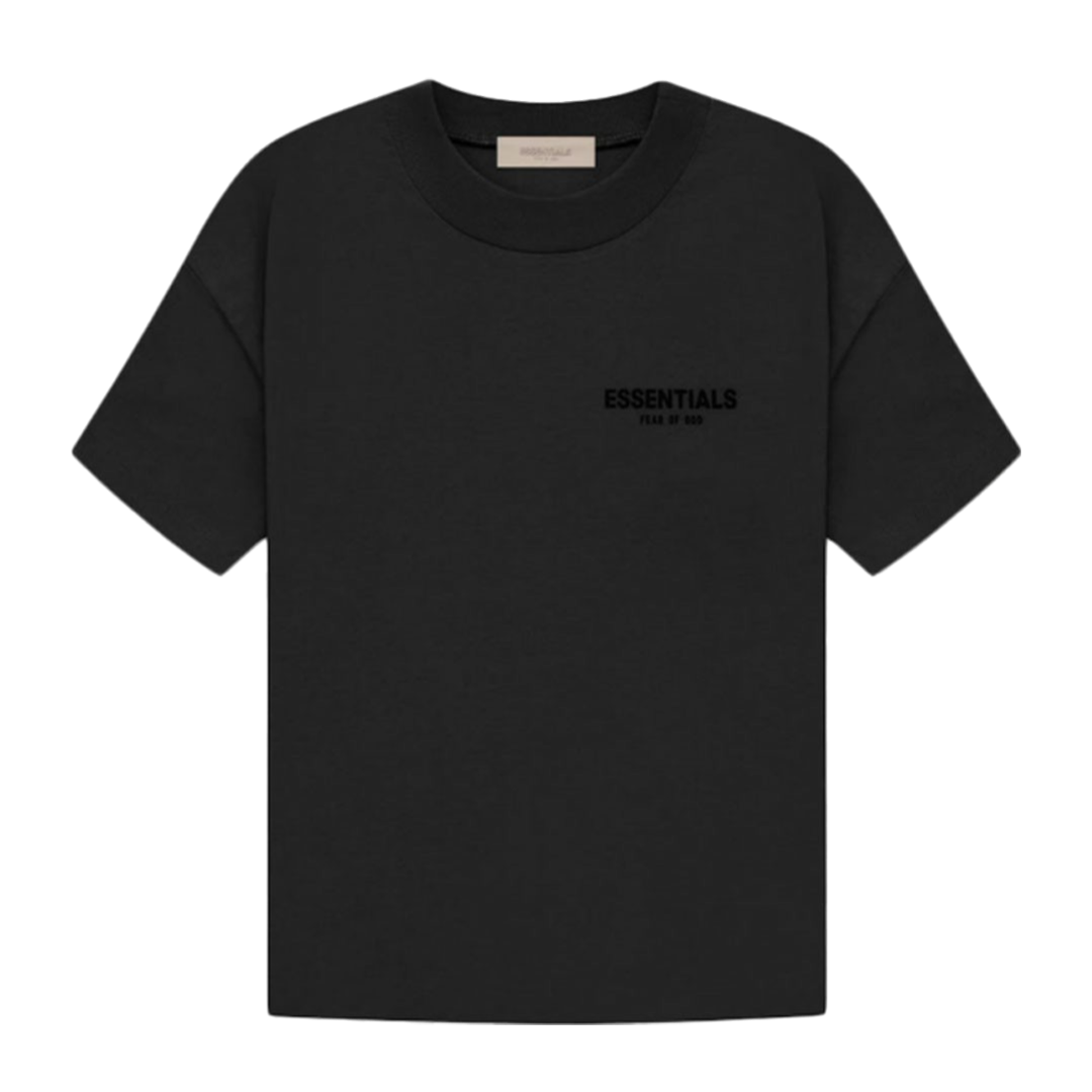 T-Shirt ample à col rond en coton Noir Fear of god essentials - Homme T-Shirt ample à col rond en coton Noir Fear of god essentials - Homme