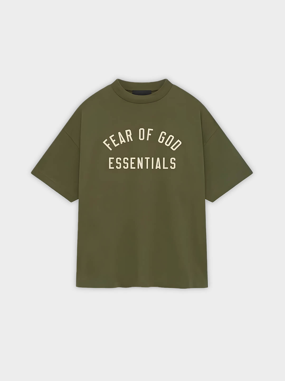   Fear of God Essentials T-shirt The Black To School - Millitary (FW24) - GENESIS17 