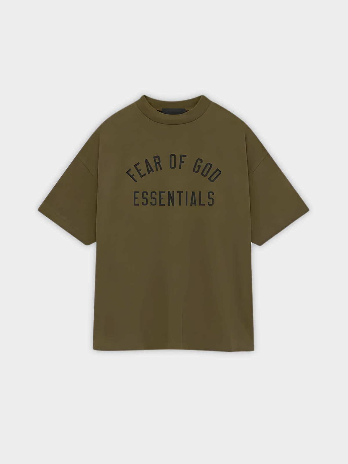   Fear of God Essentials T-shirt The Black To School - Olive (FW24) - GENESIS17 