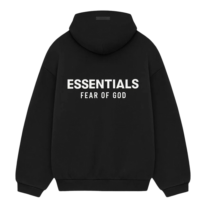   Fear of God Essentials Hoodie Holiday Black-(FW24) - GENESIS17 