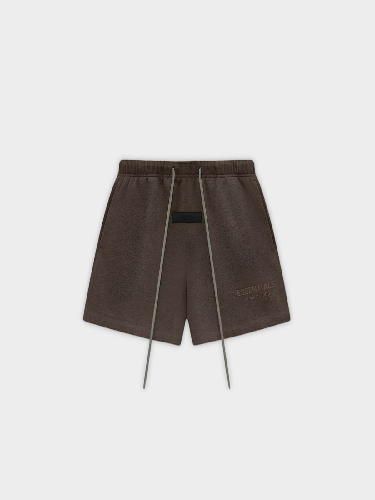 Fear of God Essentials Sweatshorts Heather Wood (SS24 Fear of God Essentials Sweatshorts Heather Wood (SS24