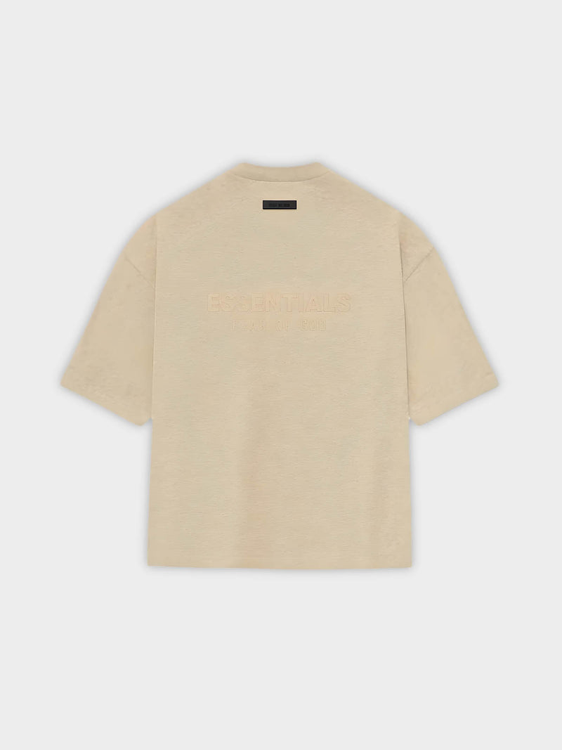   Fear of God Essentials T-Shirt V-Neck Gold Heather (FW23) - GENESIS17 