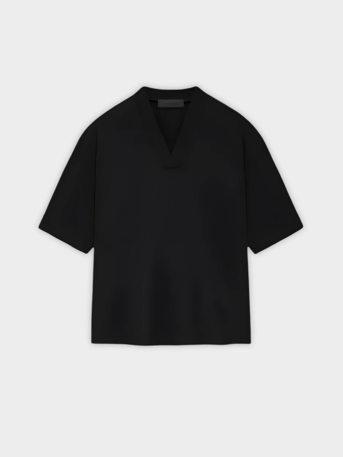   Fear of God Essentials T-Shirt V-Neck Jet Black (FW23) - GENESIS17 