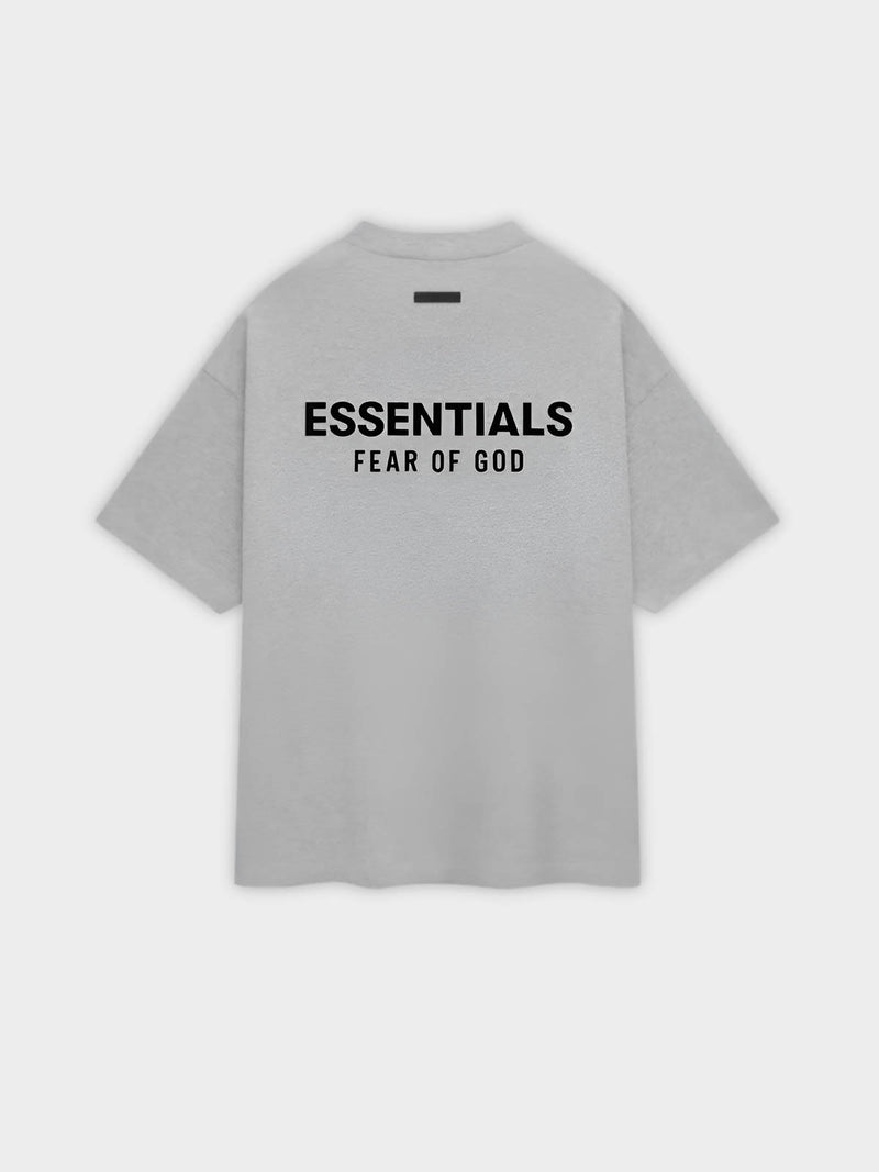   Fear of God Essentials T-shirt Holiday Light Heather Grey (FW24) - GENESIS17 