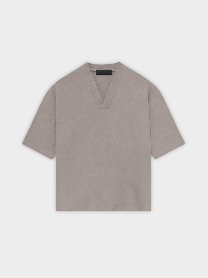   Fear of God Essentials T-shirt V-Neck Core Heather (FW23) - GENESIS17 