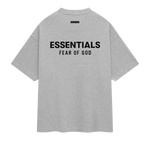 Fear of God Essentials T-shirt Holiday Light Heather Grey (FW24)