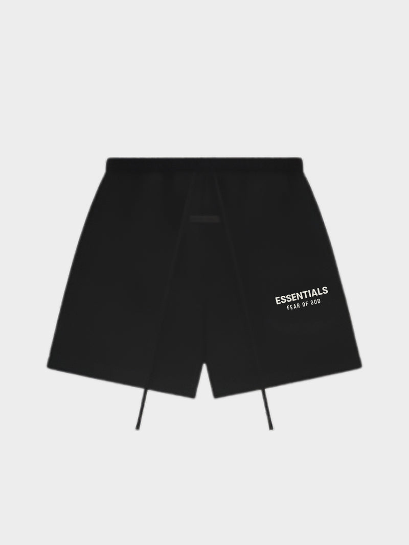   Fear of God Essentials Sweatshorts Classic Jet Black (SS25) - GENESIS17 