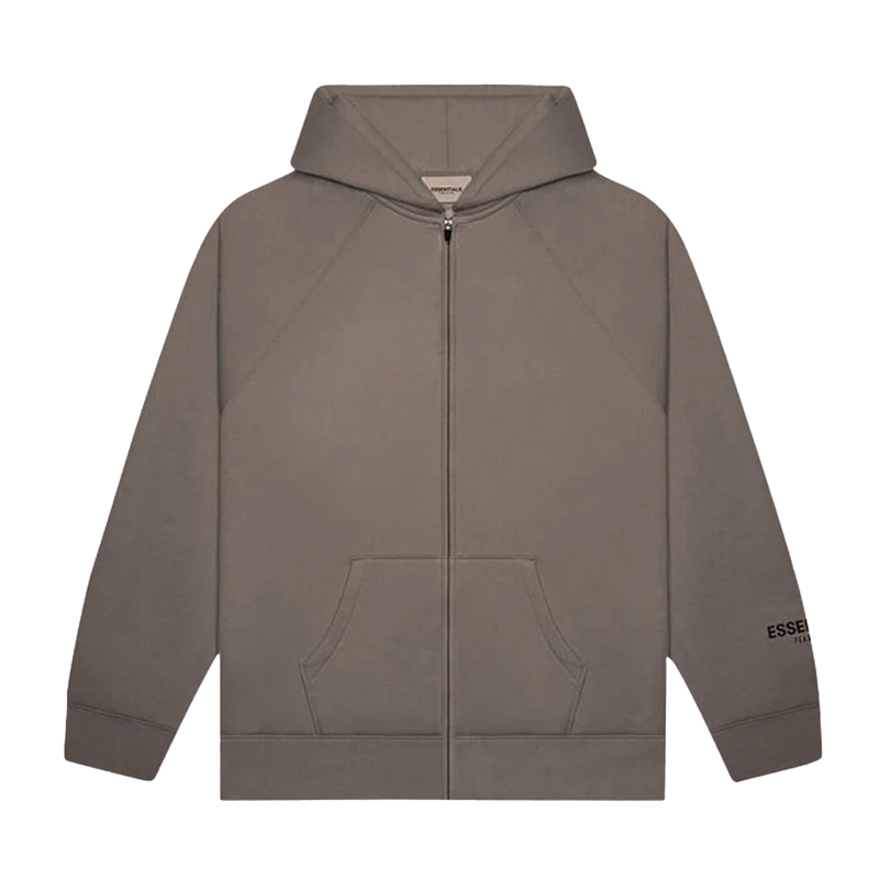 Fear of God Essentials Hoodie SS20 Full Zip Taupe (SS20)