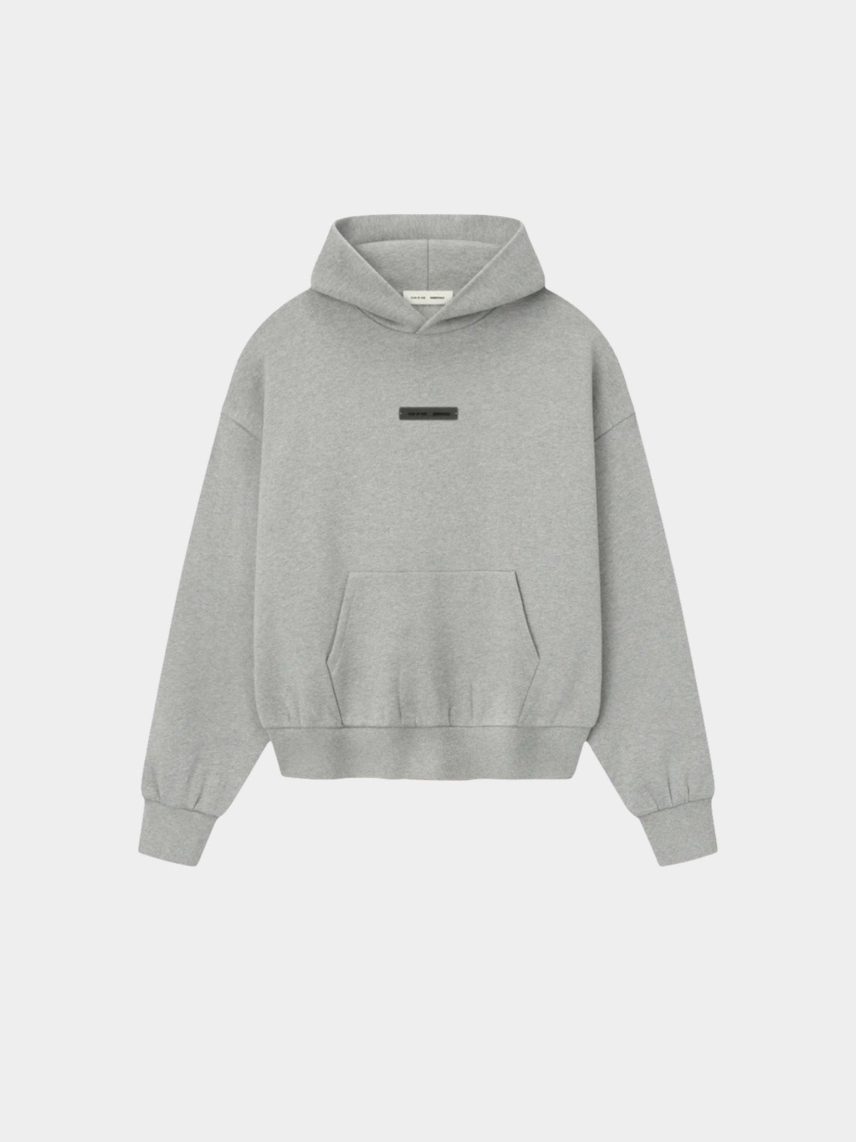   Fear of God Essentials Hoodie Concrete Heather (SS25) - GENESIS17 