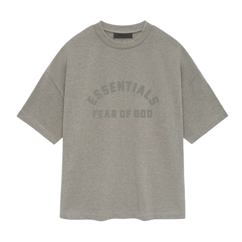   Fear of God Essentials T-shirt Heavy Jersey Heather Grey (SS24) - GENESIS17 