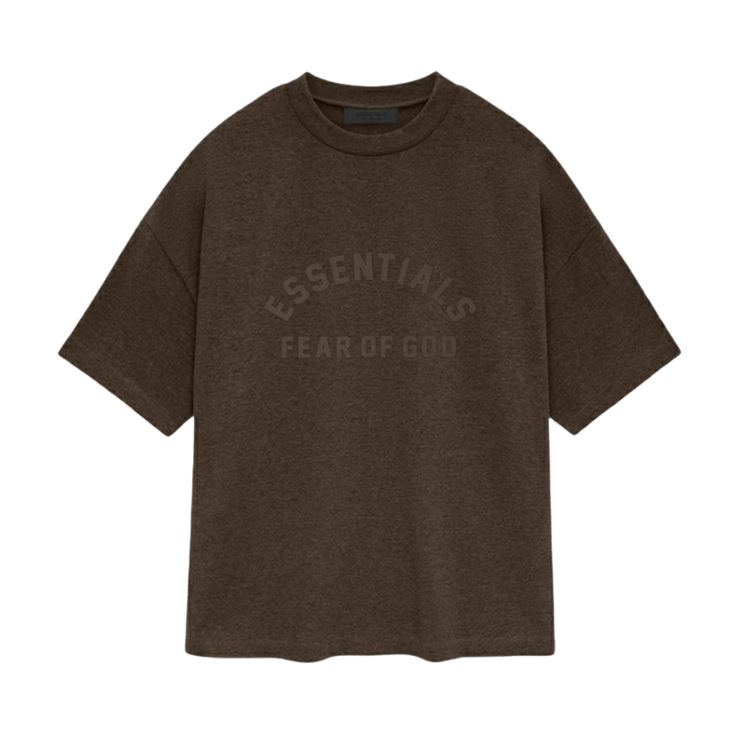 Fear of God Essentials T-shirt Heavy Jersey Heather Wood (SS24)