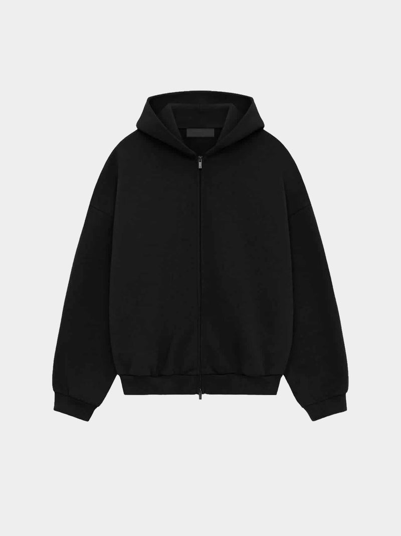   Fear of God Essentials Hoodie Full Zip Black State (FW24) - GENESIS17 