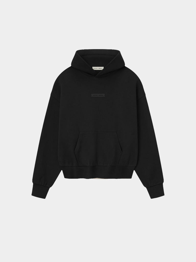   Fear of God Essentials Hoodie Jet Black (SS25) - GENESIS17 